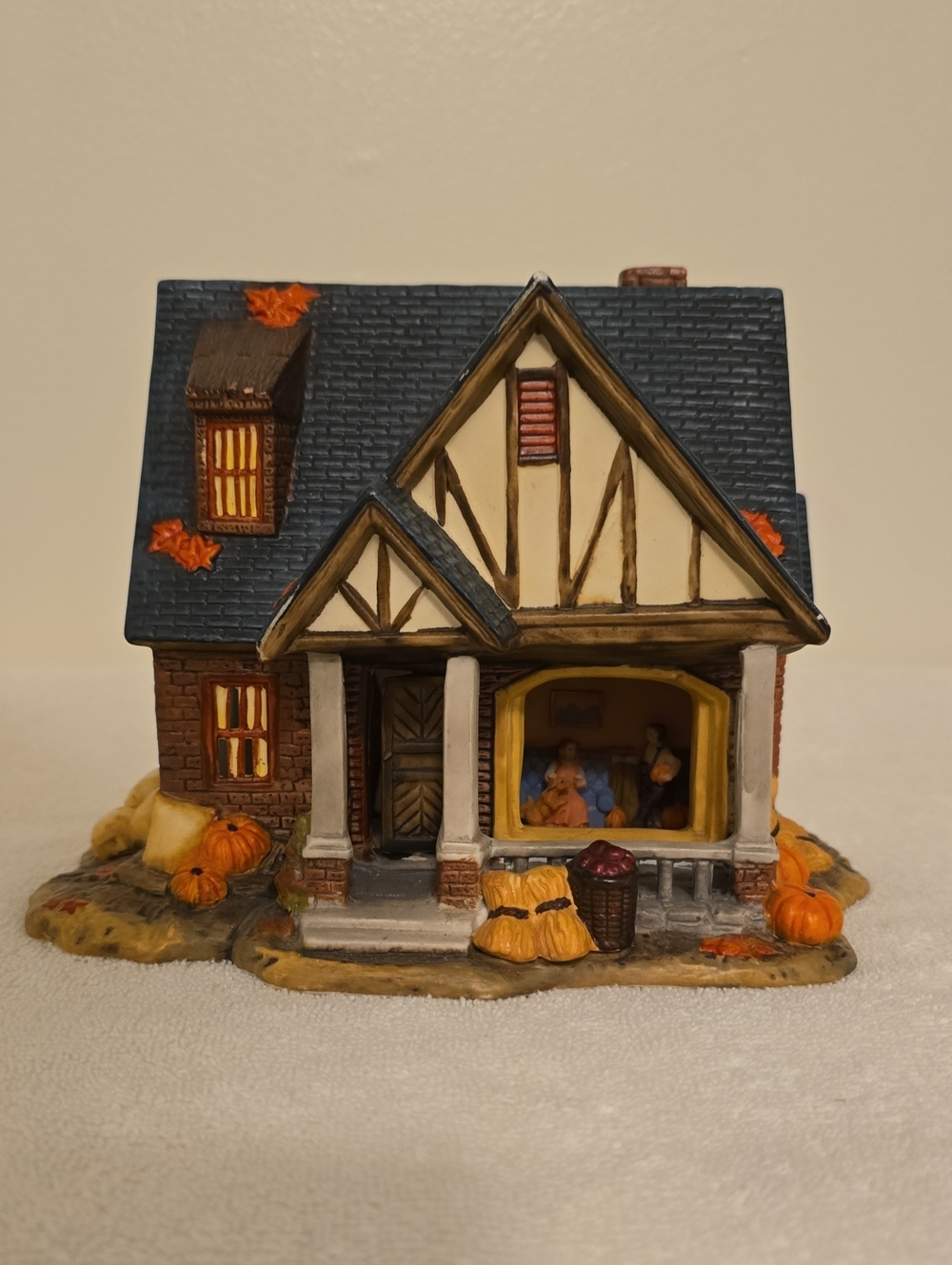 Vintage Fall Harvest Village House